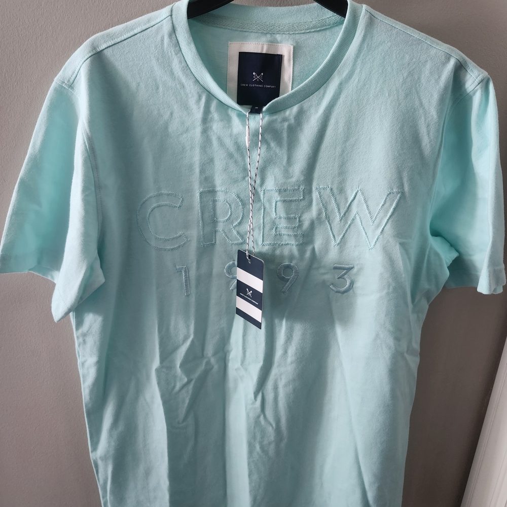 Green Cotton Blend Short Sleeve Tee Casual